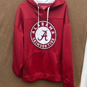 Champion Red Alabama Crimson Tide Pullover Hoodie with White Logo